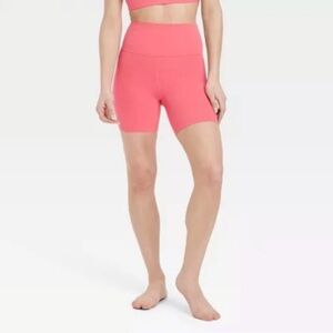 NWT All In Motion Women's Everyday Soft Bike Shorts Ultra High Rise-Size L